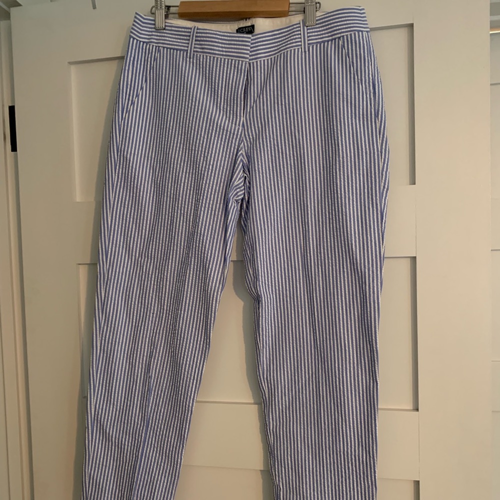 J.Crew seersucker Capri